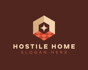 Home Tile Flooring logo design