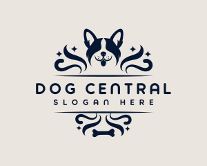 Dog Bone Grooming logo design