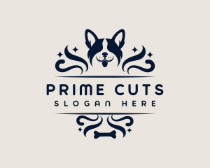 Dog Bone Grooming logo design