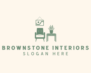 Interior Furniture Decoration logo design