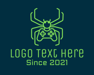 Minimalist Gaming Spider  logo