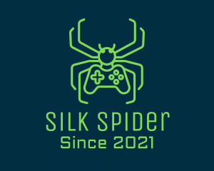 Minimalist Gaming Spider  logo design