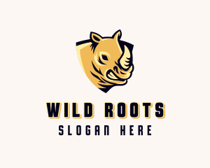 Wild Rhino Safari logo design