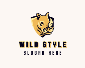 Wild Rhino Safari logo design