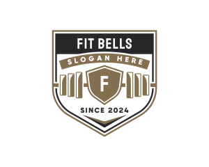 Gym Dumbbell Fitness logo design