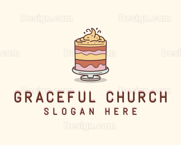 Cake Dessert Pastry Logo