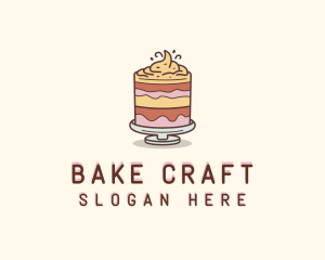 Cake Dessert Pastry logo design