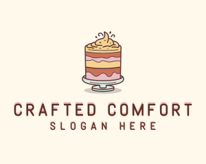 Cake Dessert Pastry logo design