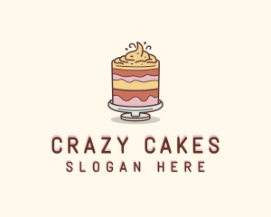 Cake Dessert Pastry logo design