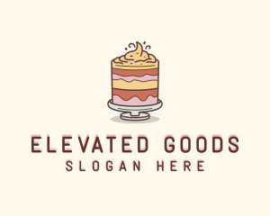 Cake Dessert Pastry logo design