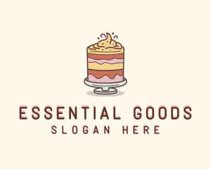 Cake Dessert Pastry logo design