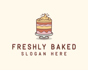 Cake Dessert Pastry logo design