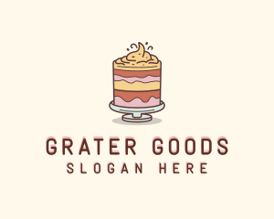 Cake Dessert Pastry logo design