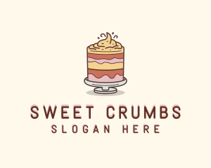 Cake Dessert Pastry logo design