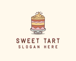 Cake Dessert Pastry logo design