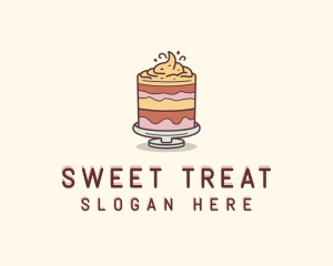 Cake Dessert Pastry logo design