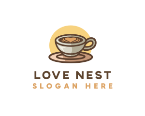 Love Cappuccino Coffee logo design