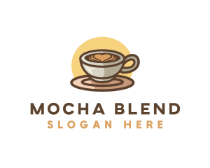 Love Cappuccino Coffee logo design