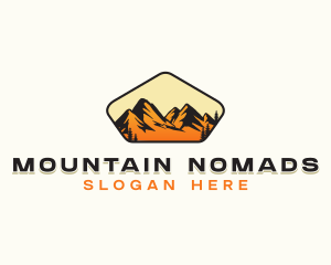 Mountain Travel Adventure logo design