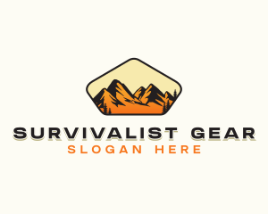 Mountain Travel Adventure logo design