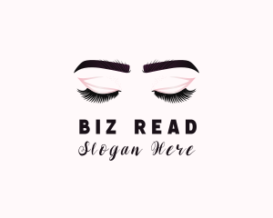 Woman Eyelash Aesthetic logo design