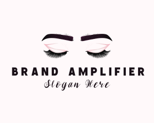 Woman Eyelash Aesthetic logo design