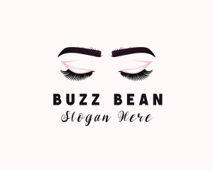 Woman Eyelash Aesthetic logo design