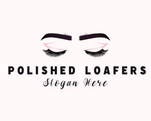 Woman Eyelash Aesthetic logo design