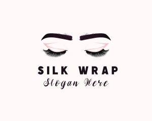 Woman Eyelash Aesthetic logo design