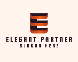 Generic Letter E Fabrication Company logo design