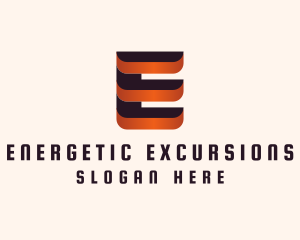 Generic Letter E Fabrication Company logo design