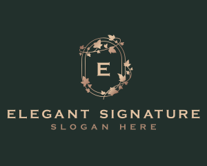 Elegant Ivy Vine logo design