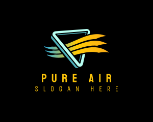 Air Condition Wind Breeze logo design