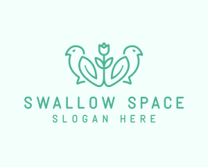 Natural Flower Birds logo