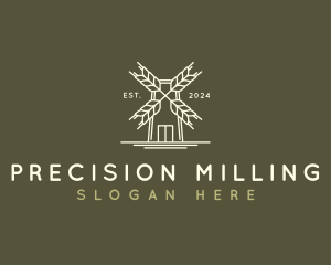 Windmill Flour Mill logo design