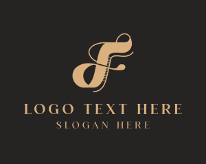 Elegant Luxury Jewelry Letter F logo