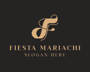 Elegant Luxury Jewelry Letter F logo design