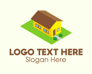 Isometric House Property Logo