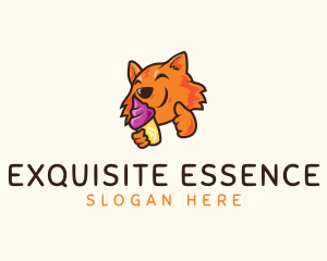 Fox Ice Cream Cone logo