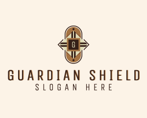 Ancient Tribal Shield  logo design