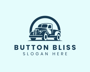 Retro Truck Garage logo design