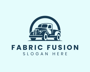 Retro Truck Garage logo design