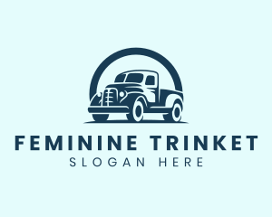 Retro Truck Garage logo design