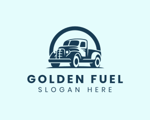 Retro Truck Garage logo design