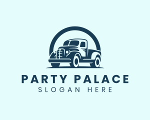 Retro Truck Garage logo design