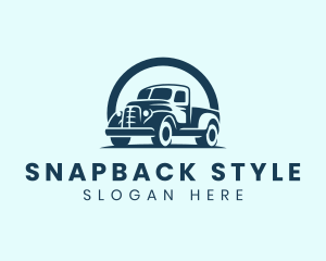 Retro Truck Garage logo design