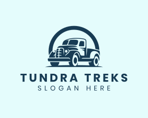 Retro Truck Garage logo design