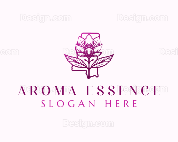 Mississippi Magnolia Bloom Logo