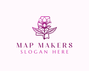 Mississippi Magnolia Bloom logo design