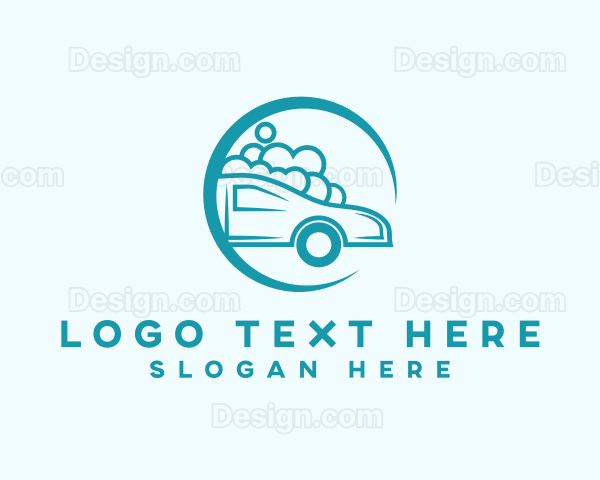 Car Vehicle Cleaning Logo